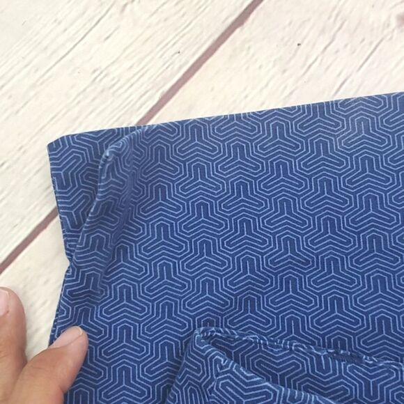 Hilary Radley Blue Combo Cropped Pants Size 14 - Picture 6 of 17